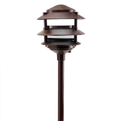 LED 3 Tier Pagoda Light LED-PAT3R Bronze