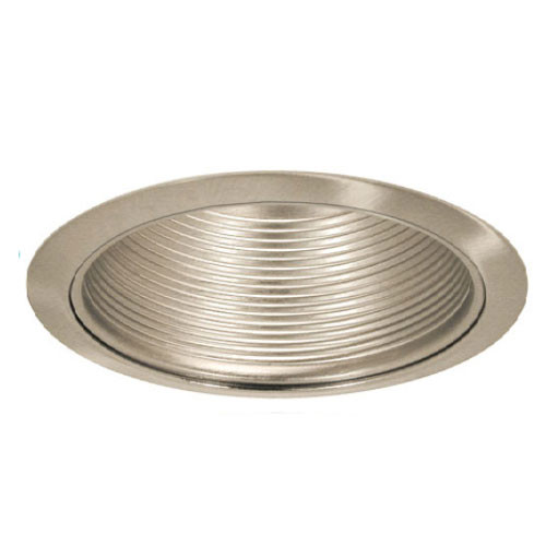 Shown with Satin Nickel Baffle / Satin Nickel Trim Ring