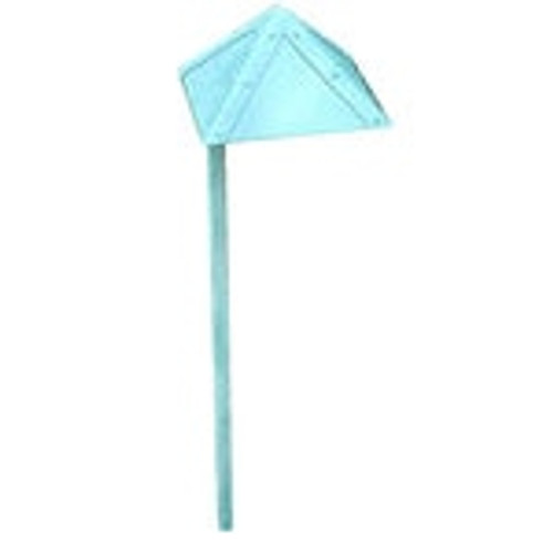 Pyramid Top Pathway Light in Verde PP002-VRD