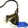 Dual Socket Gooseneck Sign Light OGN-930-2SKT Black Quick Ship