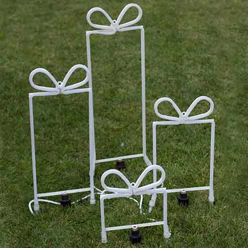 4 Gift Box Set - LED Neon Flex Gift Boxes Motifs