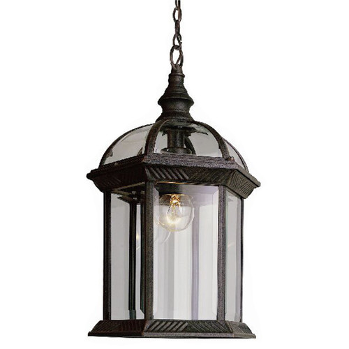 1 Light Outdoor Hanging Pendant 4183 in black gold