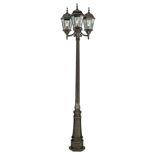 Outdoor 3 Up-Light Post Light 4719BR