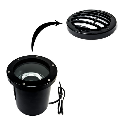 Shown in Composite Black Open with Grill Cover Main