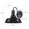 120V Outdoor Wall Sconce Light w/ 10" Shade Dimensions