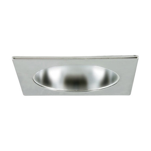 White 12V 4" MR16 Reflector Square Trim C1479