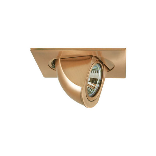 White 12V 4" MR16 Surface Adjustable Square Trim C1488
