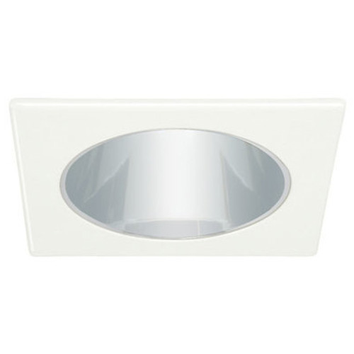 White 120V 4" PAR20 Square Reflector /w Socket Bracket C474