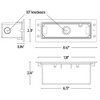 NSW-800 Included Step Light Housing Dimensions