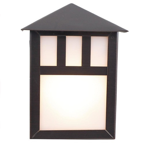 5" Stamped Brass Mission Home Deck Light - OSD-59