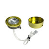 Halogen Puck Light Polished Brass