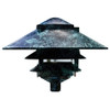 120V Cast Aluminum Large Top 3 Tier Pagoda Light Fixture - OAL-D5000-10T