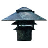 120V Cast Aluminum Large Top 3 tier Pagoda Post Light - OPP-DBM-D5000-310