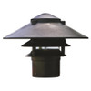 120V Cast Aluminum Large Top 3 tier Pagoda Post Light - OPP-DBM-D5000-310