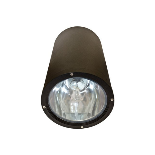 Dabmar Cylinder Ceiling Light Fixture Black Finish Front View