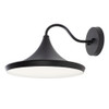 LED Satin Black Gooseneck Wall Sconce Main Product Photo