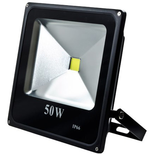 120V 50w Integrated Aluminum Outdoor SLim LED Flood Light - DF-LED5963-B - DABMAR