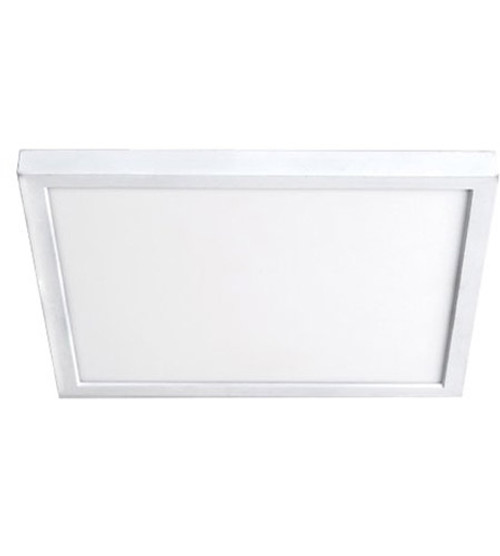 120V 3000K Square LED 11-inch White Flush Mount Ceiling Light White
