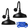 2 Pack, Textured Black Finish Quick Ship