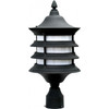 120V 60w Stephanie Post Top Mount Light - GM182 - DABMAR