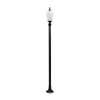 120V 60w Alisa Lamp Post Light GM4001 Black