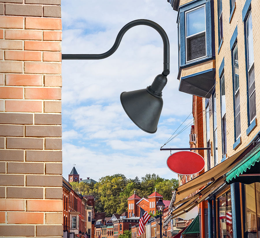 Gooseneck Sign Light Guide