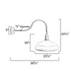 16” Super Duty Gooseneck Barn Lights, LED Barn Lighting, Tough Weather Rated – OGN-925