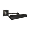 120V Adjustable LED Picture Light 14 Inch Rubbed Bronze Angle View