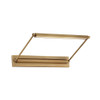 120V LED Picture Light 17 inch Brass