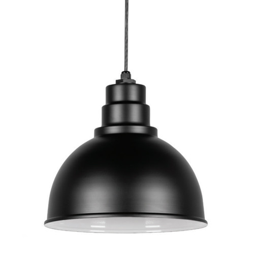 120V RLM Matte Black Hanging Pendant Main