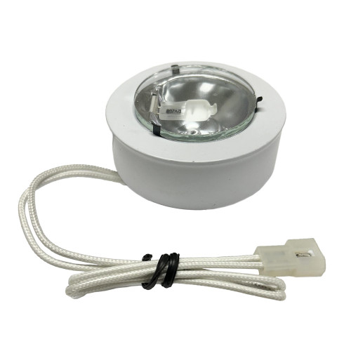 12V Halogen Under Cabinet Kitchen Puck Light in White