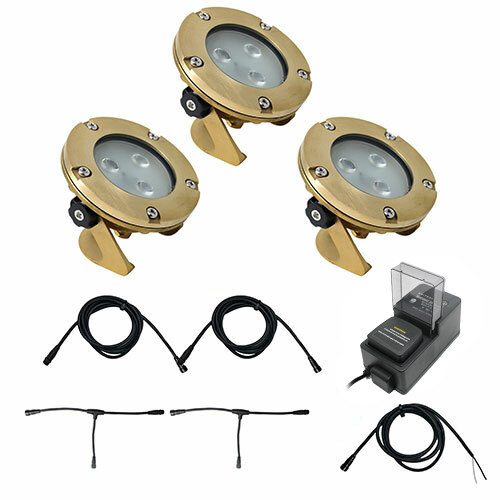 3 Flood Light Kit Contents