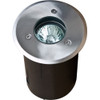 12V PVC In Ground Well Light Fixture w/ Stainless Steel Circular Cover - LV311