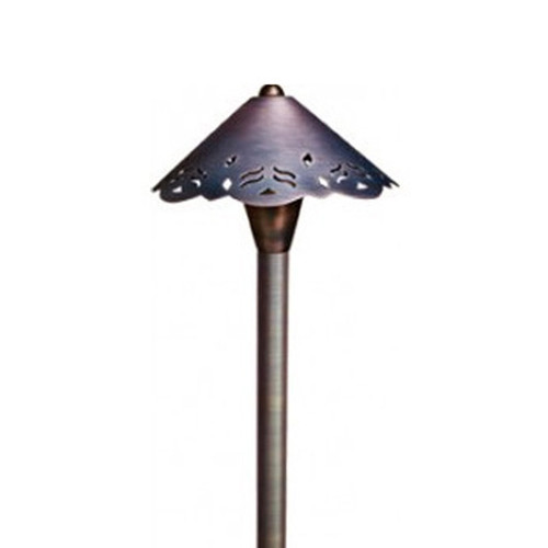 LV 38 Area Light Weathered Brass Finish Main