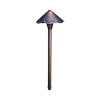 LV 38 Area Light Weathered Brass Finish