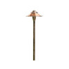 LV66 Pathway Light in Antique Brass Finish