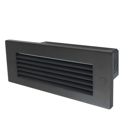 120V Outdoor LED Step Light w/ Bronze Louver