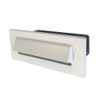 120V Outdoor LED Step Light w/ White Shroud