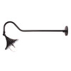 Plaza Solar RLM Light with Adjustable Gooseneck Arm With Extension Side View