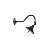 Plaza Solar RLM Light with Adjustable Gooseneck Arm Side View