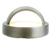 Cast Brass Eyebrow Directional Step Light (shown in brushed chrome)
