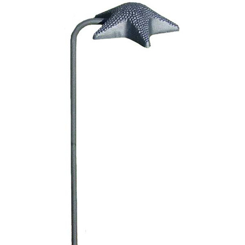 LED Starfish Pathway Light LED-PPSH-PL (shown in black)