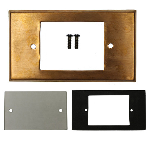 Raw Copper Open Face Recessed Step Light Face Plate Replacement Kit - PRGC-HS-FP-KIT