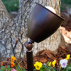 Adjustable Open Face Brass Spotlight PSD333 (shown in dark bronze)