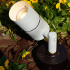 Cast Brass Side Arm Spotlight PSDX613 (in scene) Shown In White