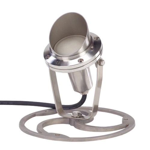 12V Stainless Steel Underwater Spotlight w/ Angle Shield PU-SSDX-900 Construction
