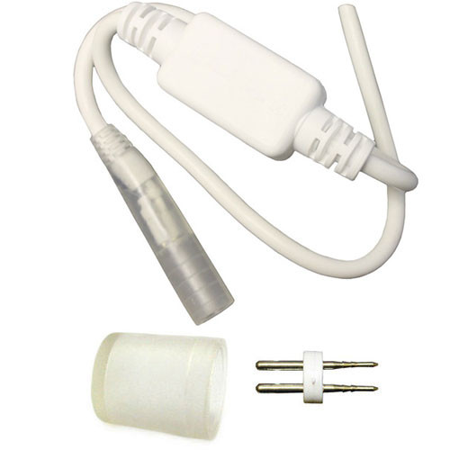 12V - 2' LED Rope Light Power Cord - Standard Rectifier - RLA-12V-PC2