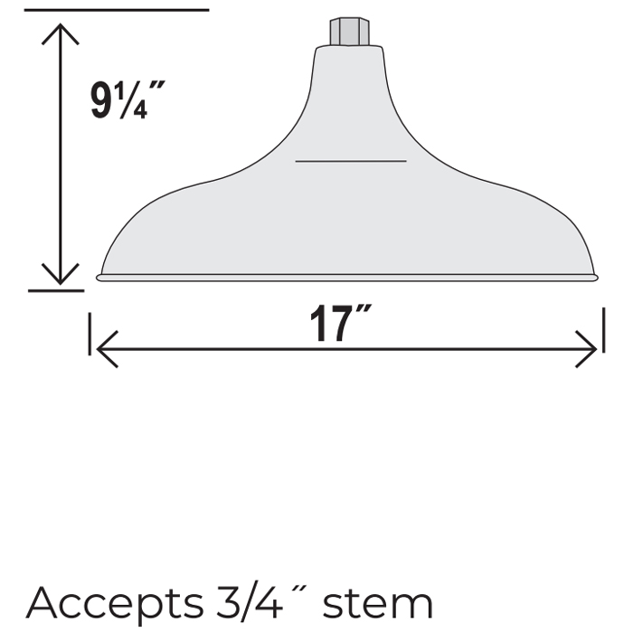 17 Inch Retro Modern Warehouse Shade Dimensions Large Retro Modern Warehouse Shade Gooseneck Dimensions