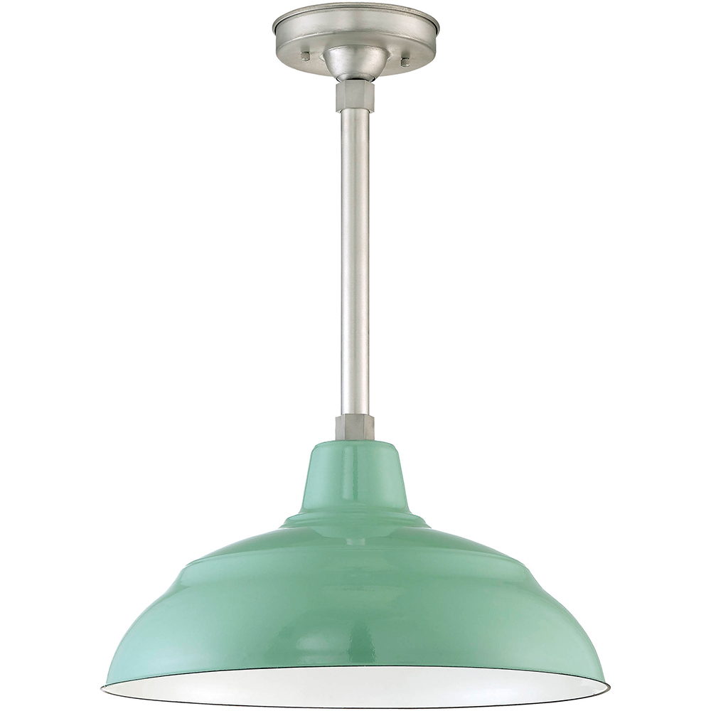 Ceiling Mounted Seafoam Porcelain Pendant Ceiling Mounted Seafoam Porcelain Indoor Pendant