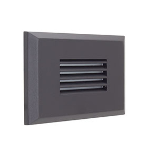 Angle Horizontal Louvered in Black